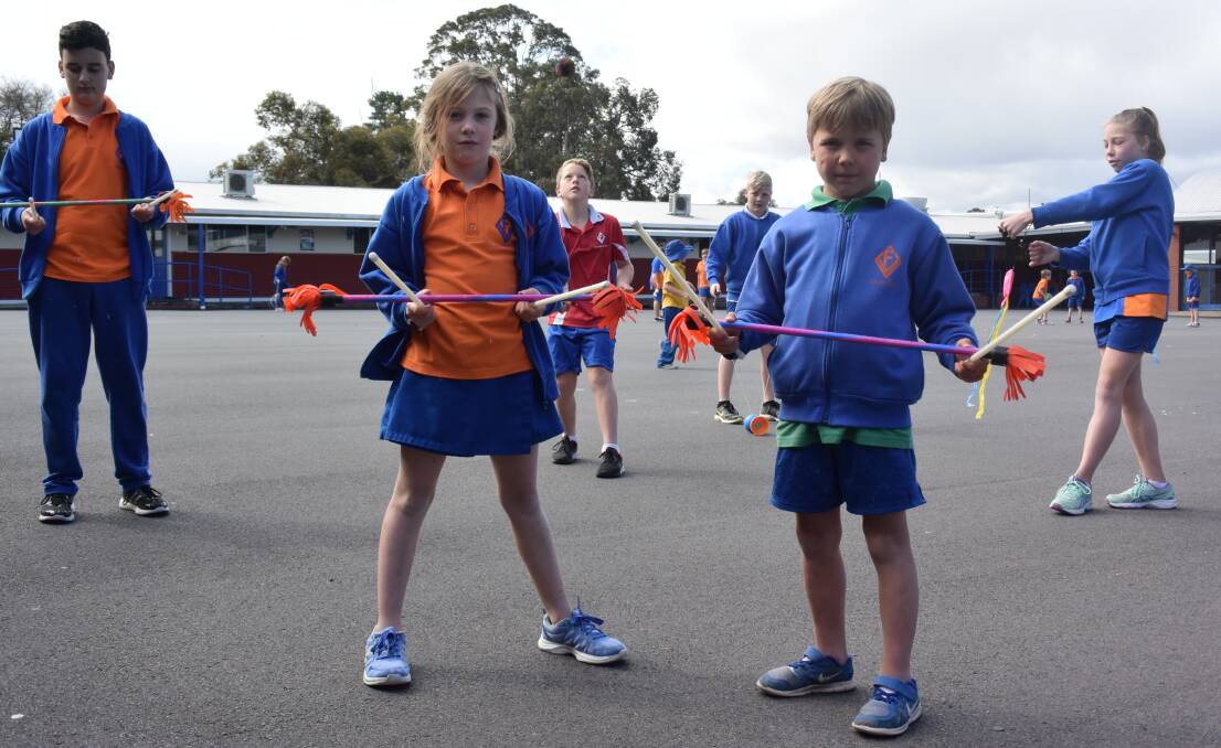 Art focus: Fairview Primary School students and teachers, from kindergarten to Year 6,  took part in arts and crafts activities for School Arts Day on Friday, September 16. Photo: Thomas Munday. 