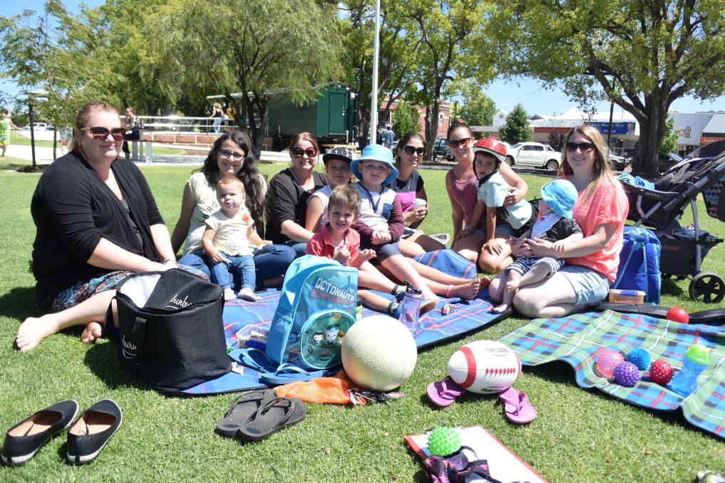 Together: A group of children, parents and carers from the Child and Parent Centre - Collie Valley met up in Collie Central Park. 