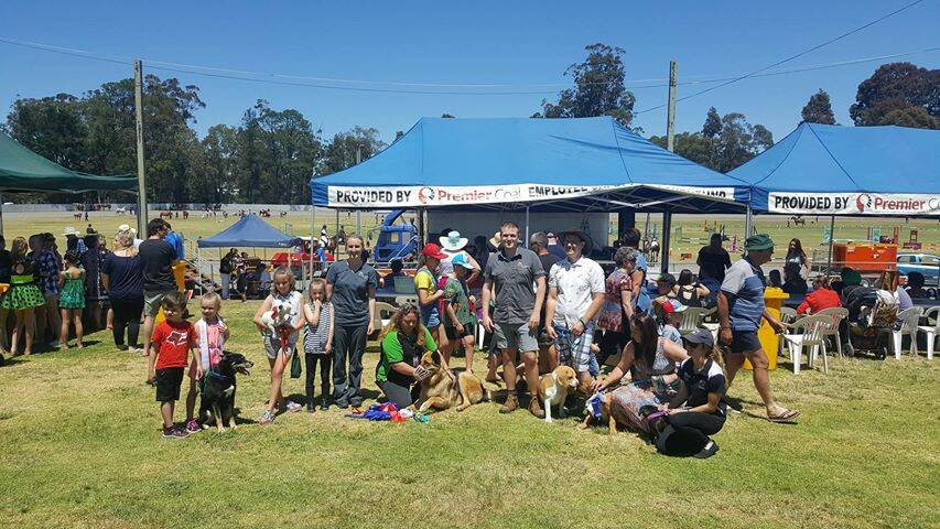 Pets and owners at Collie Show