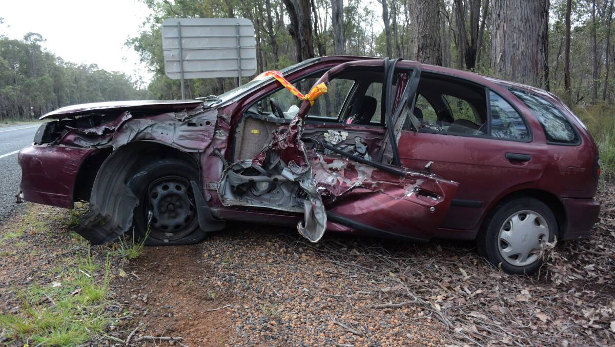 Driver injured after Coalfields Highway crash