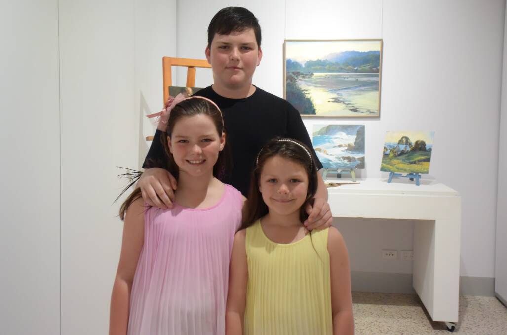 Students, parents and teachers attended the Bright Sparks exhibition at the Collie Art Gallery. 