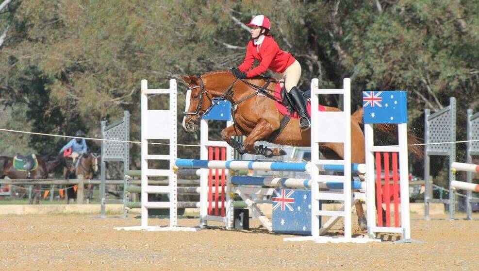 Showjumping success: Riders from Collie Horse and Pony Club took on the South West at the State Showjumping Championships last weekend. 