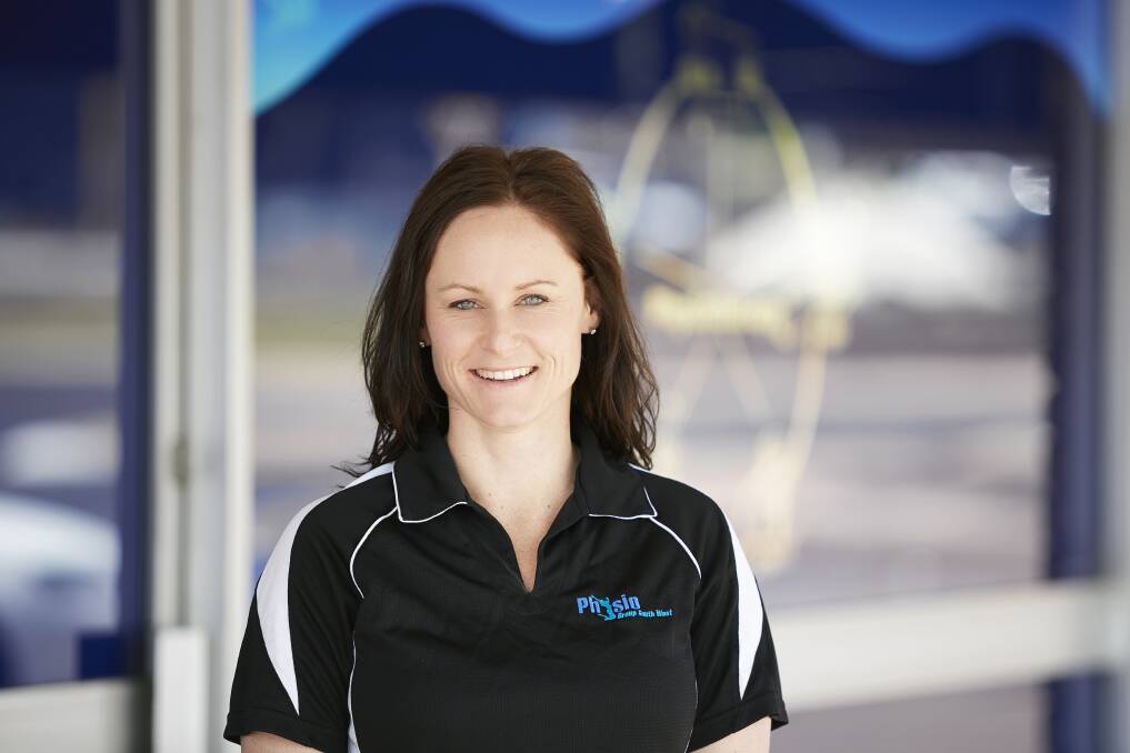 At the top of her game: Physio Group South West owner and operator Jasmine Hulls was honoured with a 40 Under 40 2017 award earlier this year. Photo: Supplied. 