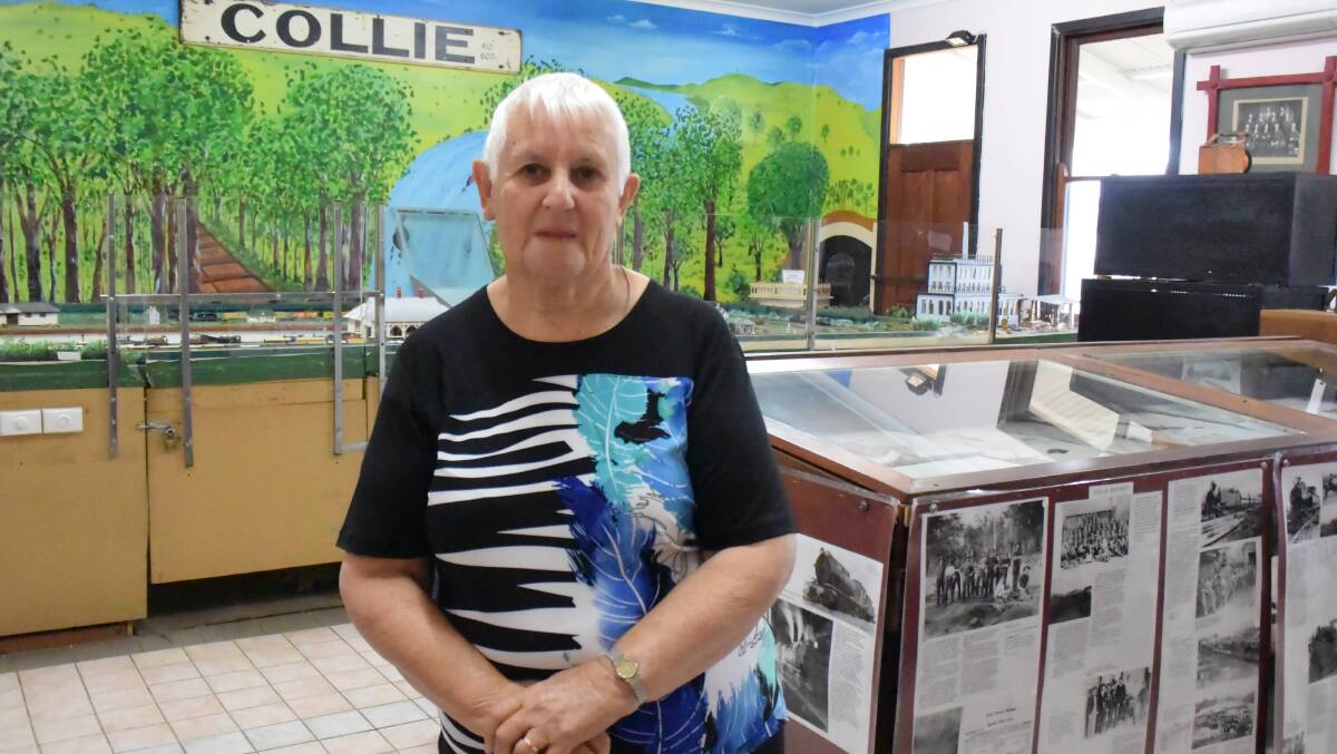 New opportunity: Collie Railway Station Group president Jeanette MacLaren-Hall is looking for volunteers to help the centre stay open throughout the week. Photo: Thomas Munday. 