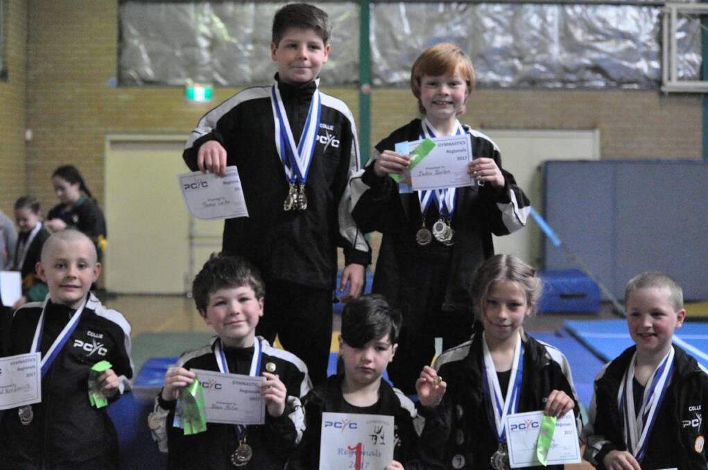Collie's young gymnasts go up against teams from Bunbury, Albany and Kalgoorlie on the weekend. 