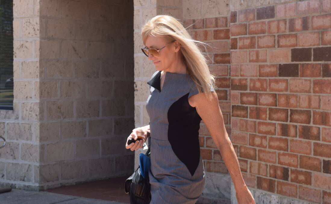 Police clinical psychologist Kris Giesen leaving the coronial inquest in Busselton. Photo by Sophie Elliott.