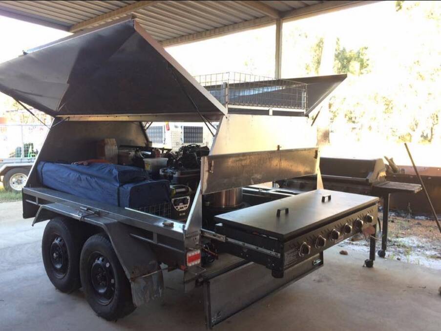 The newest addition to the Collieburn-Cardiff Volunteer Bush Fire Brigade is the tucker trailer, which will perform a valuable role in keeping firefighters hydrated and fed during operations. Photo contributed.