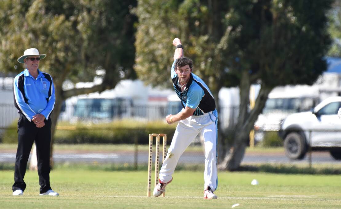 Collie's bowlers had a good day against Hay Park, including Jason Borrett who took 1/30 from 9 overs. Photo: Supplied.