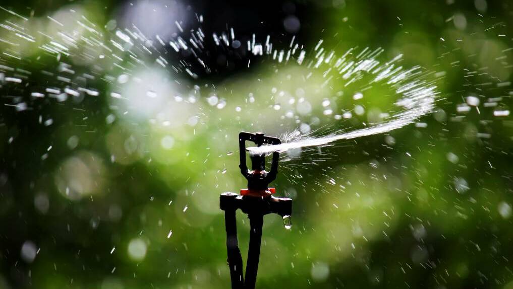 Water wise: Collie residents are reminded to turn their sprinklers off this Winter, or risk being fined. Photo: supplied. 