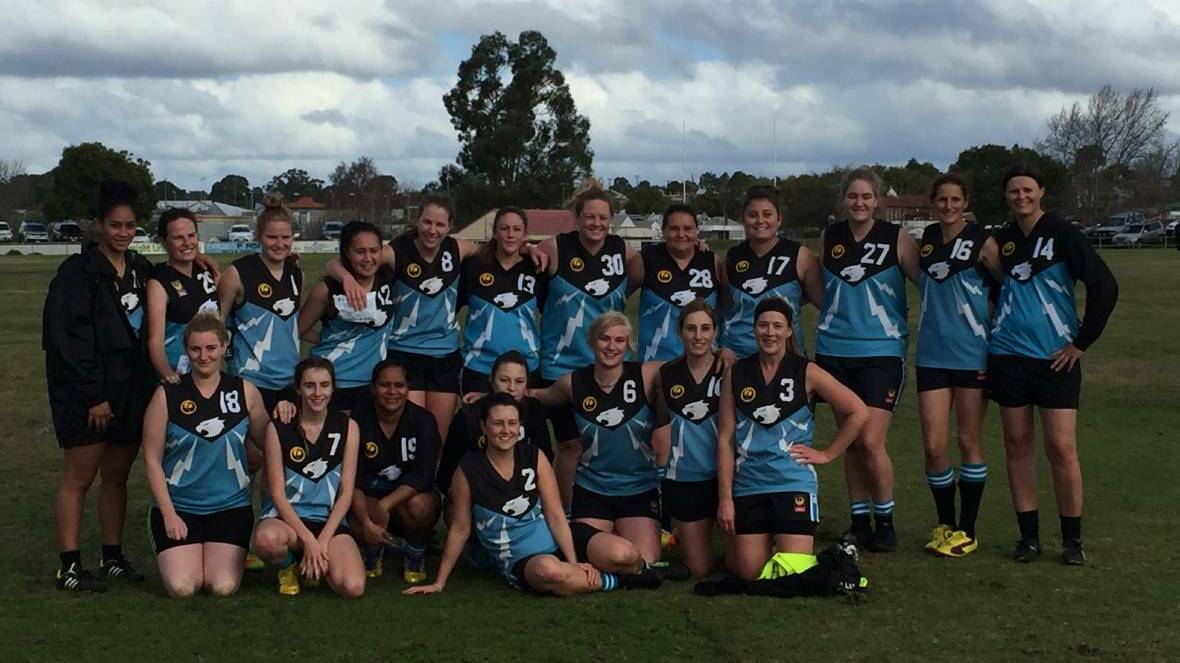 Women's team: Interest is being gauged to see if there are enough Collie players to potentially start a Collie Eagles women's side. Photo: Thomas Munday. 