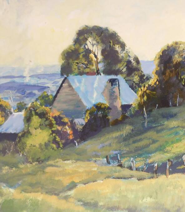 Landscape in focus: Artist Tony Bell was well-known around Collie and had a keen eye for capturing the surrounding landscapes. 