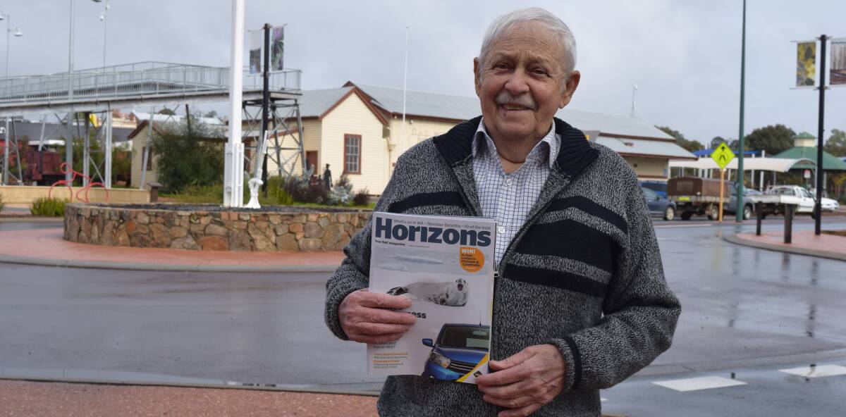 Tourism push: Local resident George Colvin is advocating for tourism in Collie and the town will be featured in RAC's Horizons magazine.
