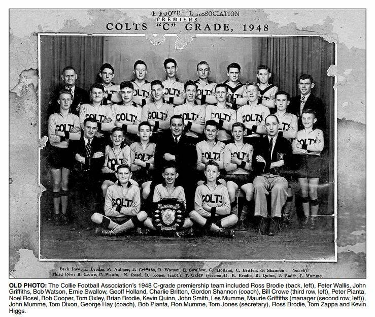 Footy flashback- Colts C Grade Premiers 1948
