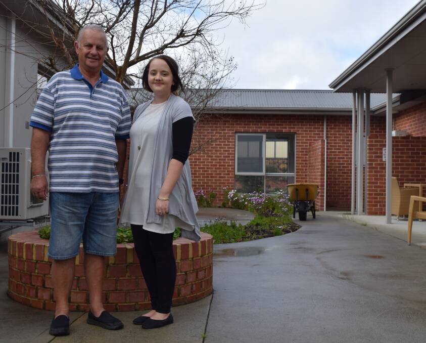 Project funding underway: RiverView Board member Ken Burgess and ValleyView Administration officer Brianne Farr are hoping to crowd fund two projects at the centre. Photo: Shannon Wood. 