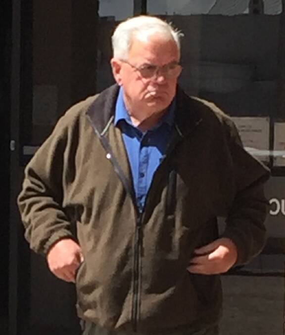 Indecent: 72-year-old Bunbury man Clive William Black exiting court on Monday after pleading guilty to a 15th charge of child sex abuse. Photo: Ivy James