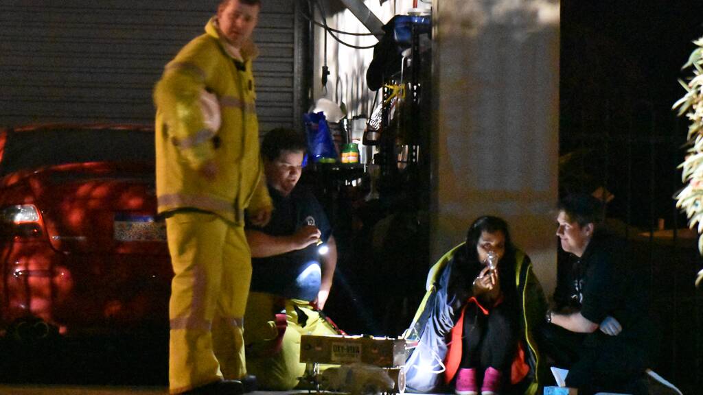 Firefighters were called to an address in Australind after neighbours alerted them to a possible fire.