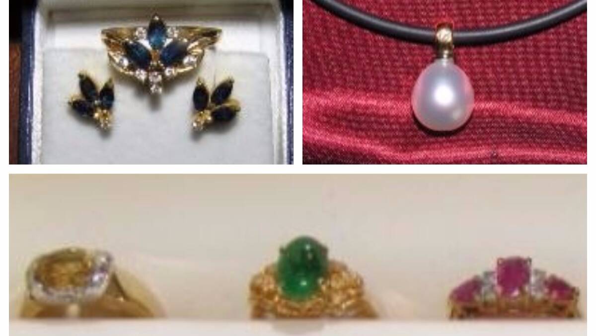 About $30,000 worth of jewellery, cash and other valuables was stolen during the original burglary, which took place during the early hours of Tuesday, October 3