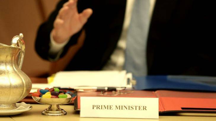Prime Minister Tony Abbott will chair a meeting of his new ministry in early 2015. Photo: Alex Ellinghausen
