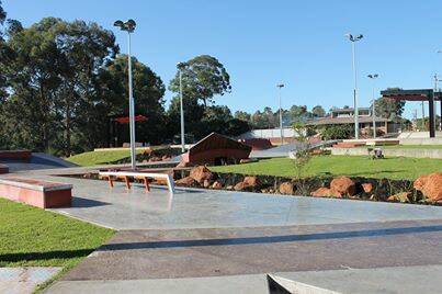 Ready to roll: The Collie Skate Park officially  
opens on Sunday.