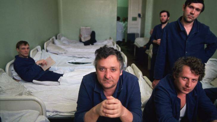 Russian criminals undergo psychiatric evaluations in Russia in an undated photo. Photo: Getty 