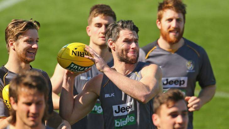 Tigers players at training during the week. Photo: Getty Images 