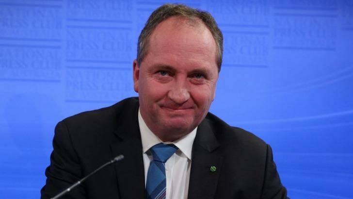 Deputy Nationsl leader and Agriculture Minister Barnaby Joyce: "It is by deference to the Prime Minister that when an instruction comes through it is obeyed."  Photo: Andrew Meares