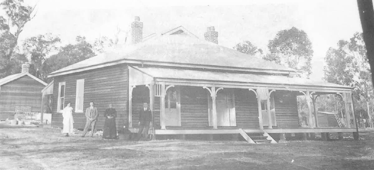 History: The Buckingham Homestead in its former glory.