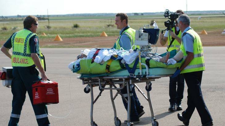 Sean Pollard was flown to Perth for emergency surgery after an attack near Esperance. Photo: Esperance Express