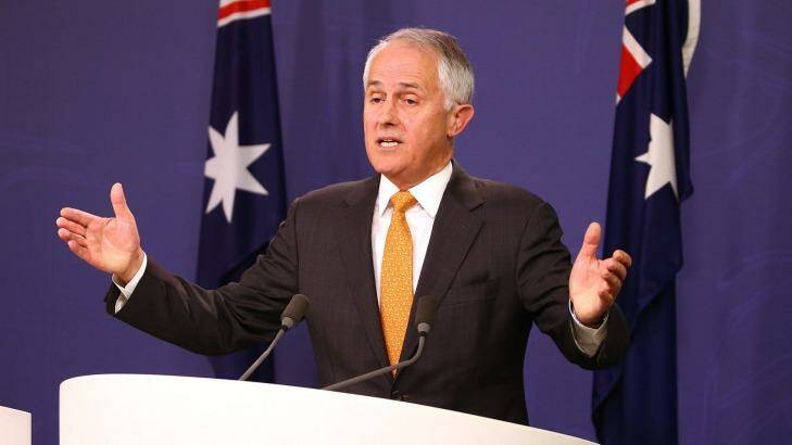 Mr Turnbull: "Mutual respect is the glue that binds this very diverse country together." Photo: Daniel Munoz