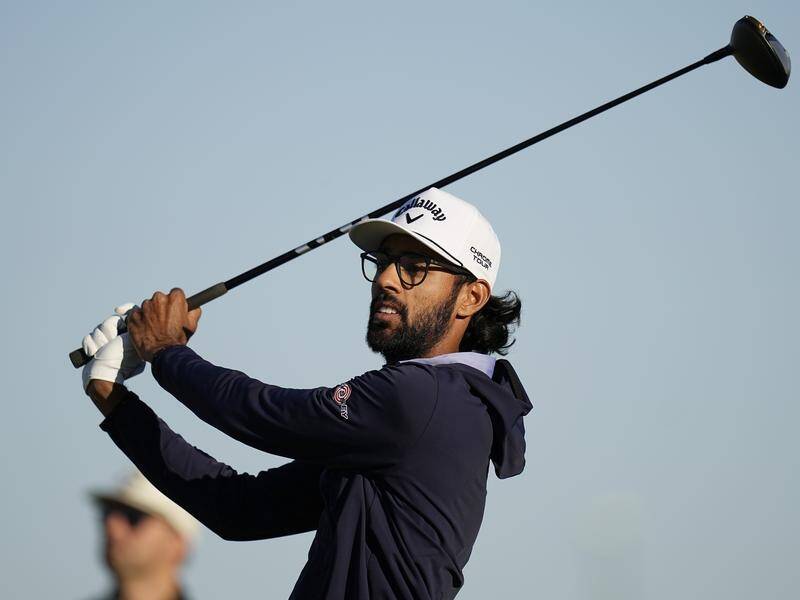 Akshay Bhatia leads the Texas Open by five shots. (AP PHOTO)
