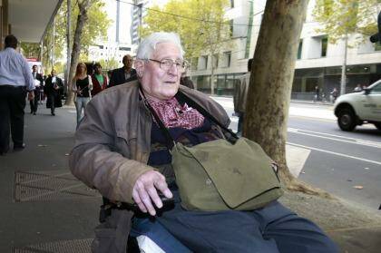 Robert Kingsley Whitehead outside the Melbourne Magistrates Court earlier this year.  Photo: Eddie Jim