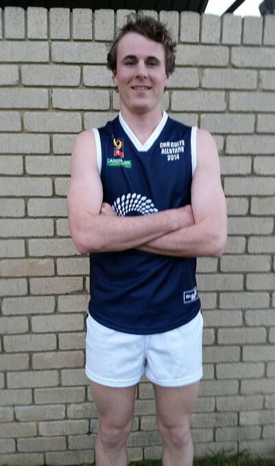Excited: Collie Eagle Liam Kinsella has been selected for the CBH Colts All-Star team after his performance at the Landmark Country Football Championship.