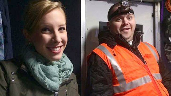 Shot dead ... Journalists Alison Parker and Adam Ward had worked together regularly, posting photos on the job to Twitter. Photo: Twitter: AParkerWDBJ7 