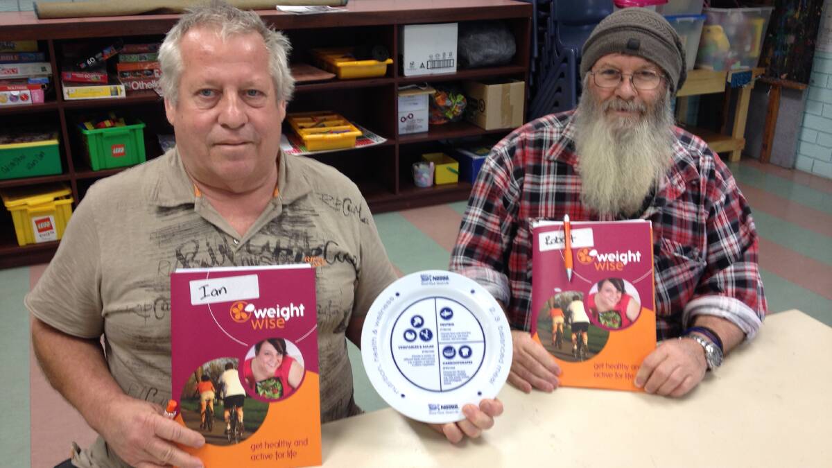 Ian Goldsmith and Robert Ingram who recently completed the Weight Wise program