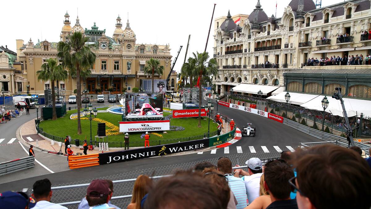 How the Monte Carlo Casino looks during the Monaco Formula One Grand Prix. Photo by Dan Istitene/Getty Images