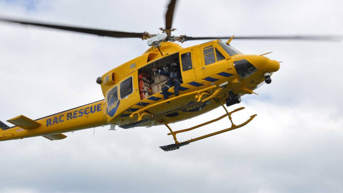 RAC Rescue chopper airlifts woman after quad bike accident