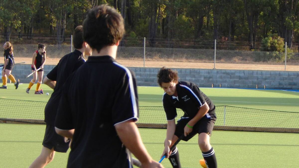 A Collie junior hockey side in training ahead of a tour to New Zealand.