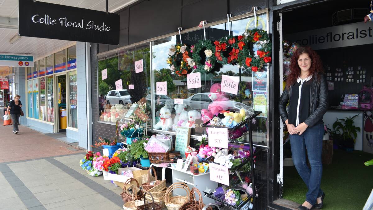 Work experience to business owner: Shauna Iley is taking over the Collie Floral Studio. 