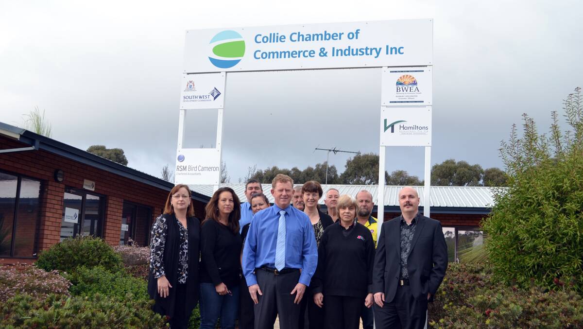 New team: The new leadership team at the Collie Chamber of Commerce had its first
meeting on Wednesday.