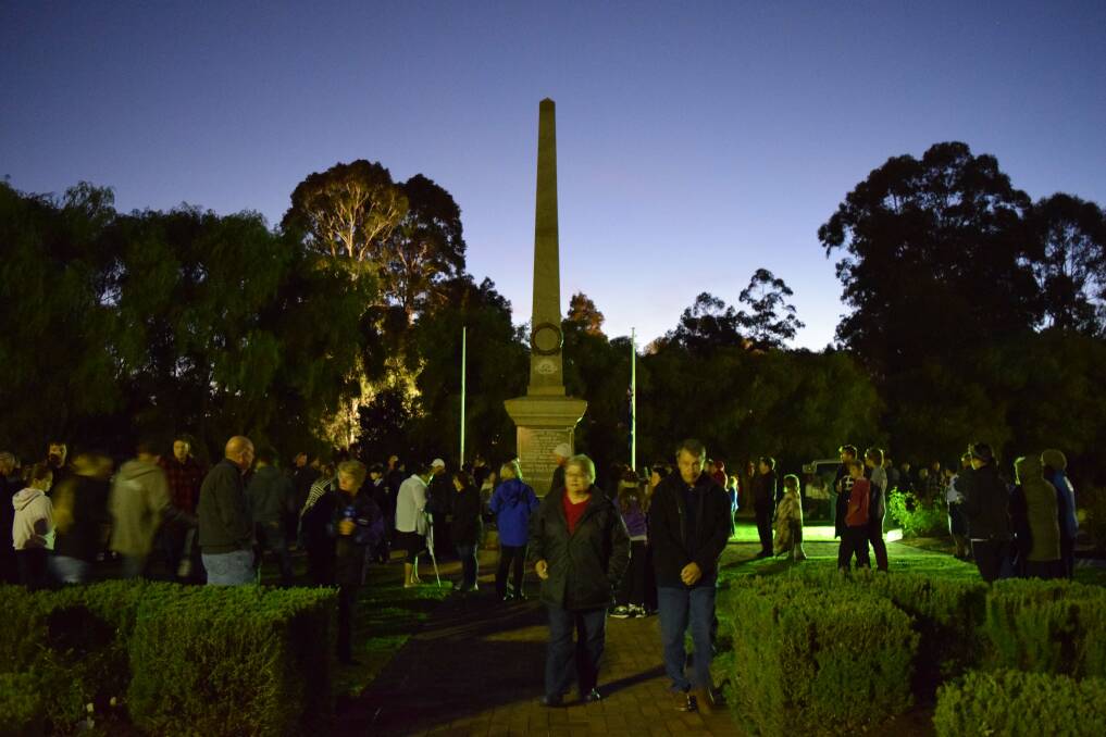 ANZAC Day dawn service at Soldiers' Park