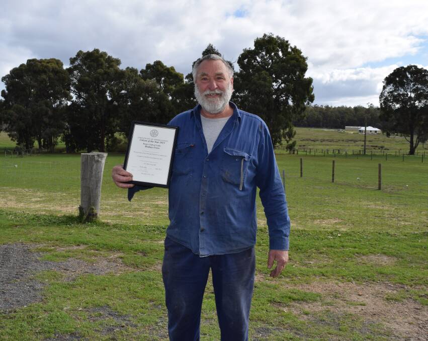Rodney Cross was awarded the Rotary Citizen of the Year award for his work with RDA Collie.