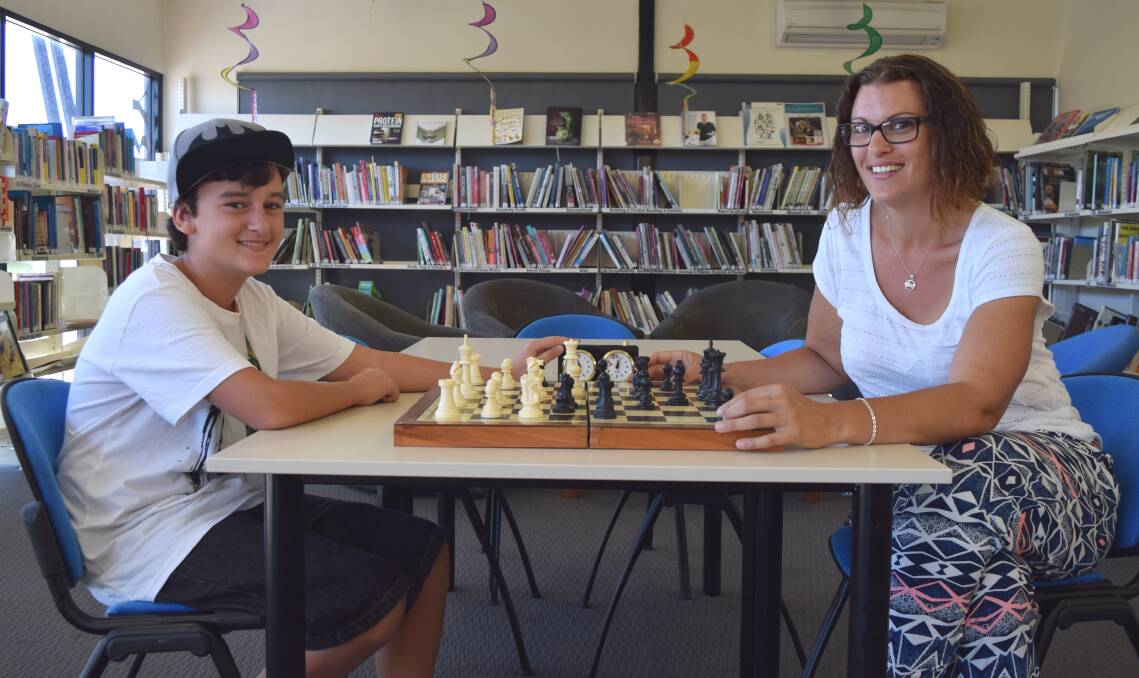 Calling all chess lovers: Jacob and Chrissy Kelly have started a chess club at the Collie Library. 