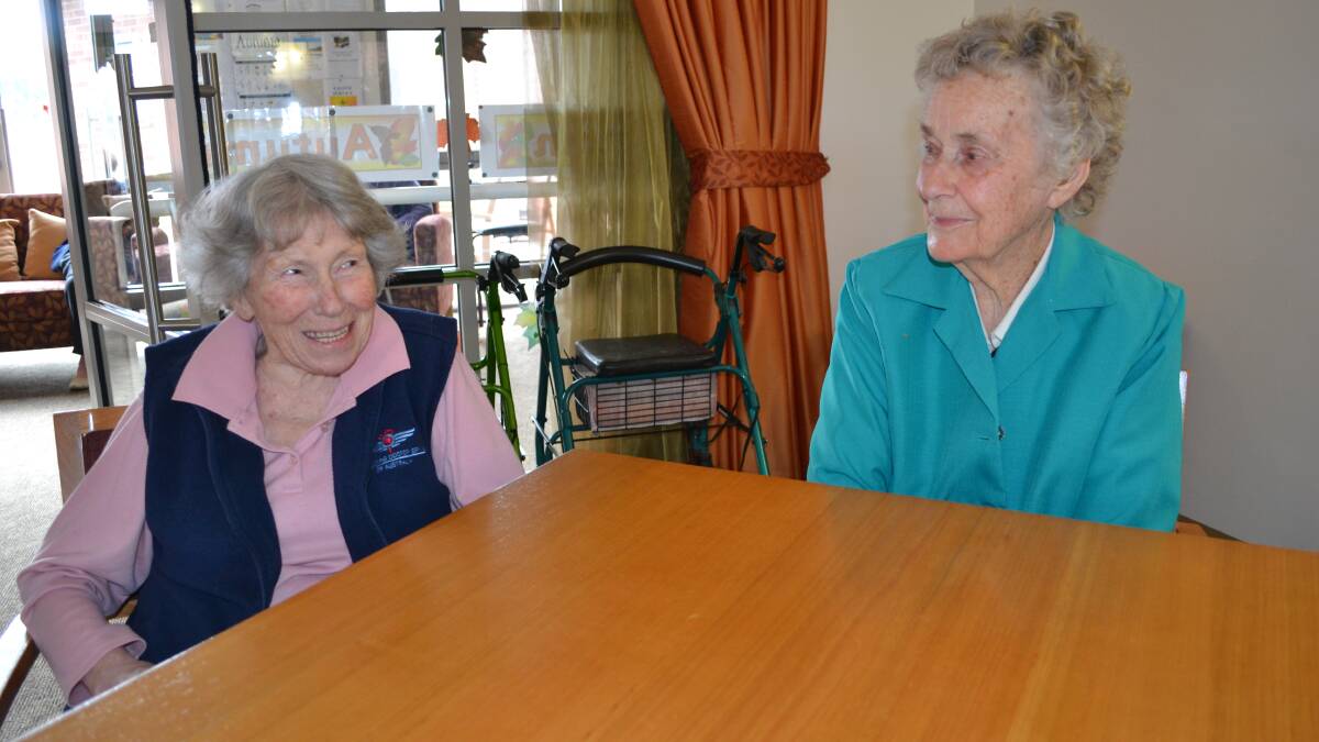 Shelia Atkinson and her team of nine singers entertained residents with Easter songs.