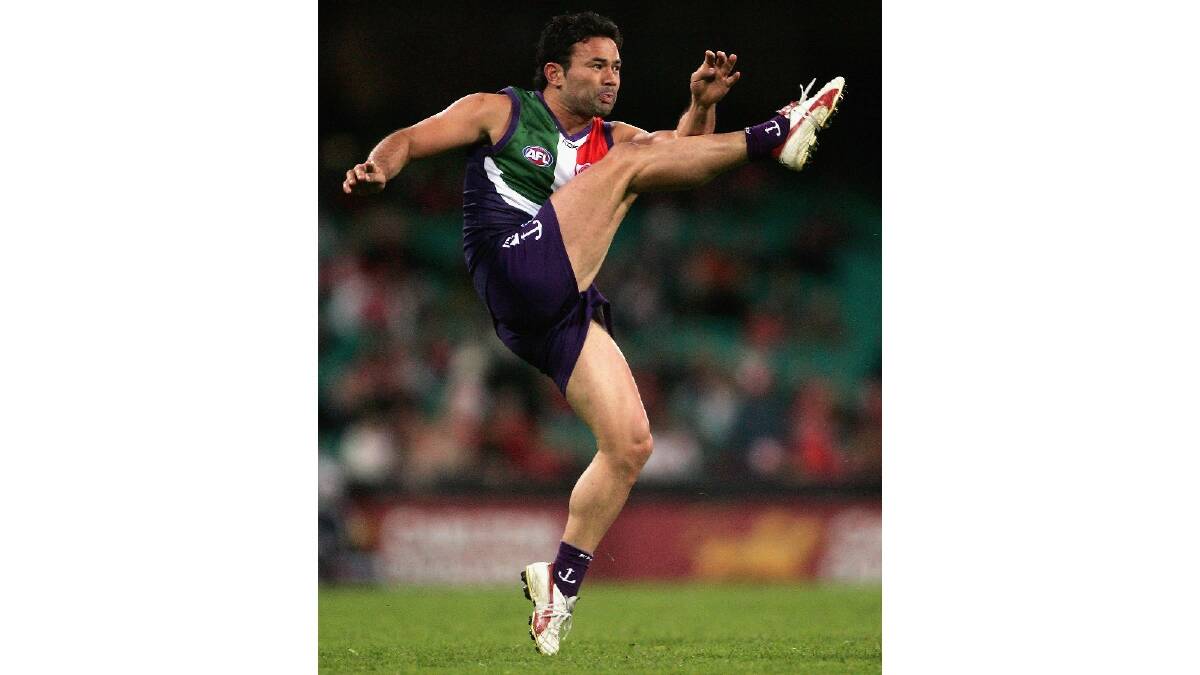 Peter Bell became Fremantle's inaugural Hall of Famer on Thursday night. Picture courtesy of Getty Images.