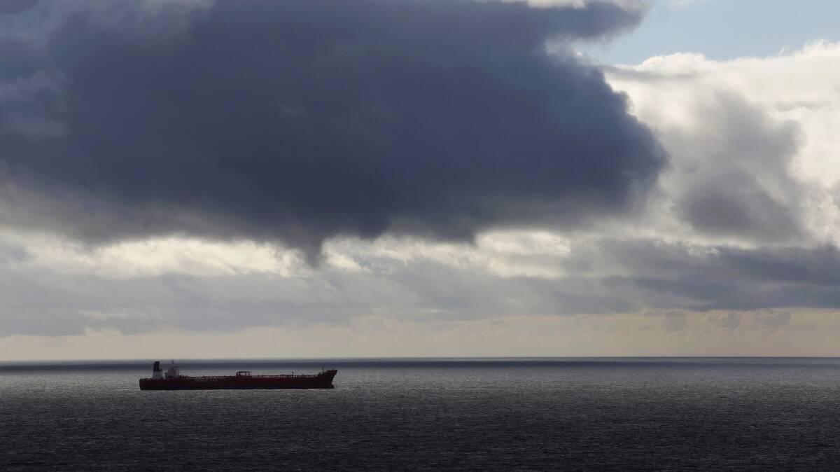 An oil tanker travelling through the North Sea. Picture: Chris Ratcliffe