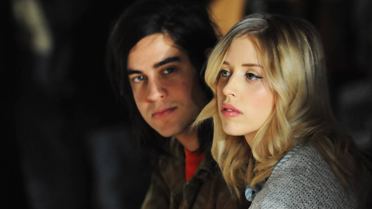 Peaches Geldof and Thomas Cohen attend the Moschino cheap&chic show during London Fashion Week in February. Picture: Getty Images