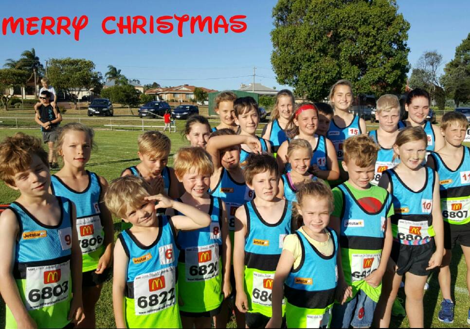 Season's greetings: Merry Christmas from the Collie Little Athletics Club.