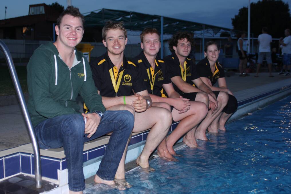 Winners: Shannon Griffiths and Rhys Milburn (left) have been selected for the international underwater hockey tournament in Hungary later this year. Milburn and fellow Collie players Jarrod Magill, Jamie North and Aleshya Snelgar recently represented WA at the national competition in Tasmania.