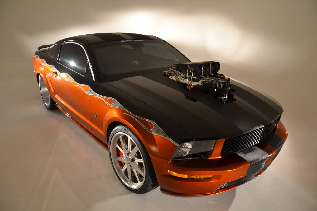 Hot wheels: Gary Myers will do his first burnout display in this new "2Insane", a 2005 Ford GT Mustang, this weekend at the Auto One Gazzanats.