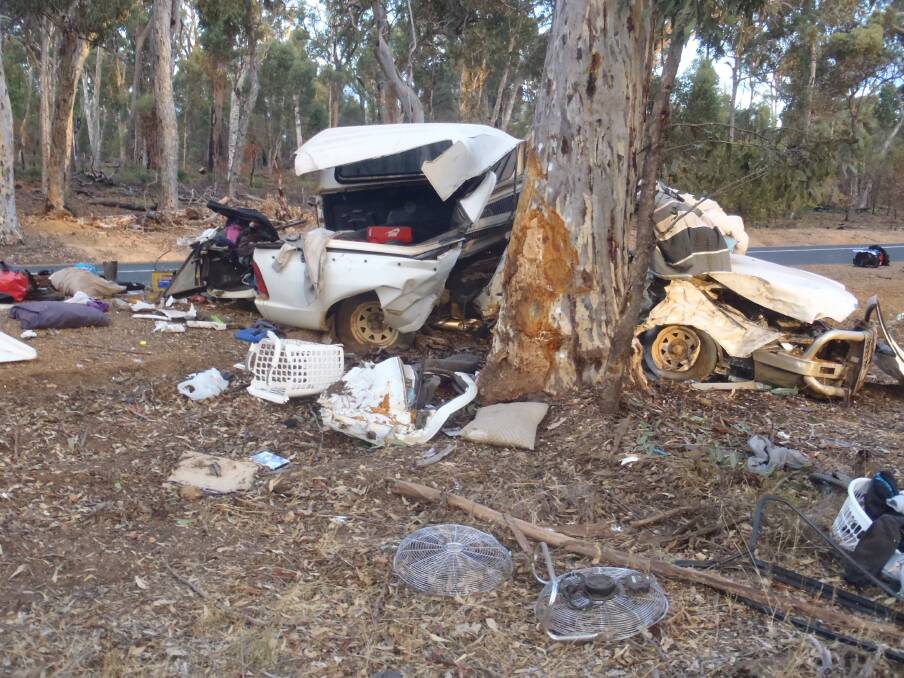 A crash near Collie on Thursday afternoon killed one man and left another in hospital.